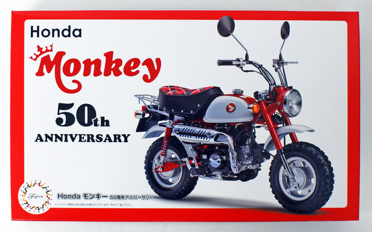 Fujimi Bike-SP Honda Monkey 50th Anniversary Special 1/12 scale kit (4968728141749)