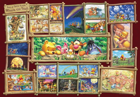 Tenyo Japan Jigsaw Puzzle DG-2000-529 Disney Winnie-the-Pooh Art (2000 Pieces) (4905823945292)