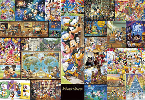 Tenyo Japan Jigsaw Puzzle DG-2000-533 Disney Mickey Mouse Art (2000 Pieces) (4905823945339)