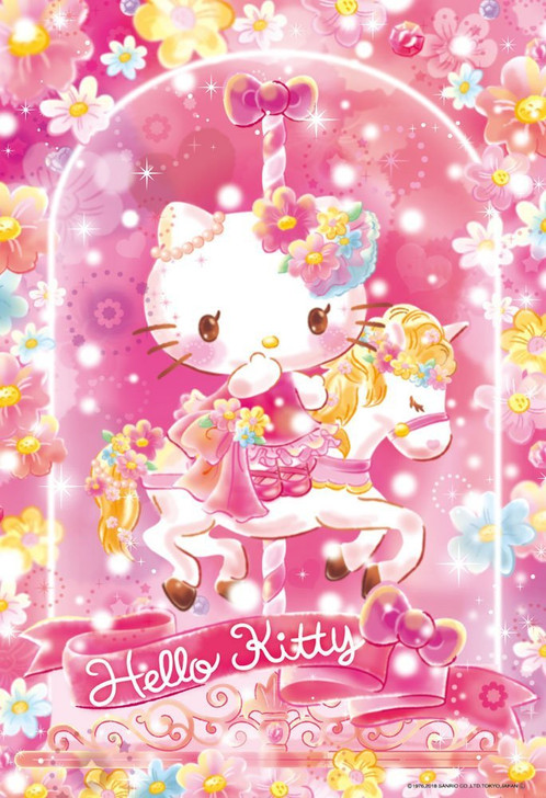 Beverly Jigsaw Puzzle 33-140 Hello Kitty Flower Floralium (300 Pieces) (4977524331407)