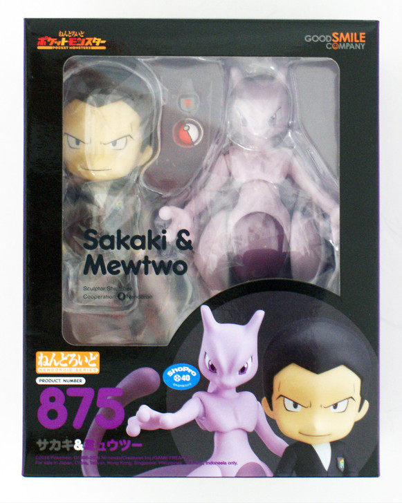Good Smile Nendoroid 875 Giovanni & Mewtwo (Pokemon) (4580416904889)