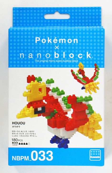 Kawada NBPM-033 nanoblock Pokemon Ho-Oh (Houou)