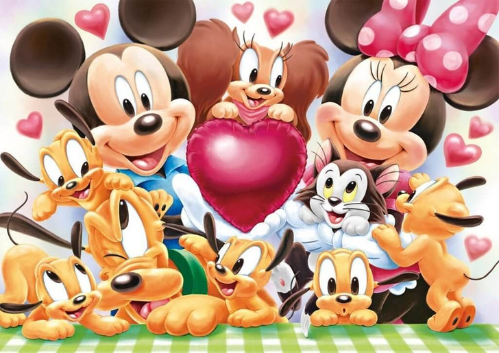 Tenyo Japan Jigsaw Puzzle D-200-901 Disney Mickey Minnie & Friends (200 Pieces)