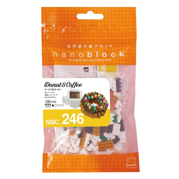 Kawada NBC-246 nanoblock Donuts and Coffee | PlazaJapan
