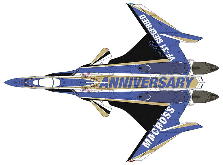Hasegawa Macross 65842 VF-31J Siegfried 'Macross 35th Anniversary Painted' 1/72 scale kit (4967834658424)