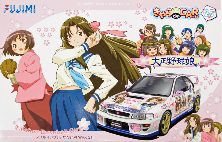 Fujimi CD25 Subaru Impreza WRX STi Taishou BaseBall Girls 1/24 Scale Kit (4968728189710)