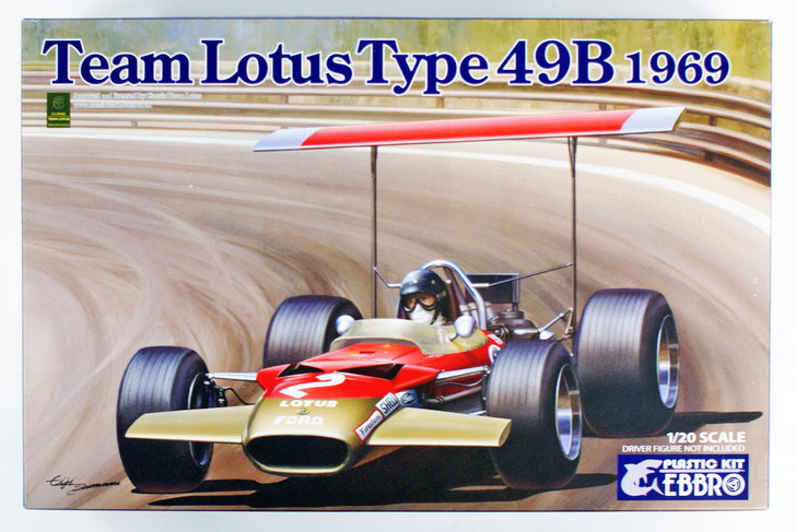 Ebbro 20005 Team Lotus Type 49B 1969 1/20 scale kit