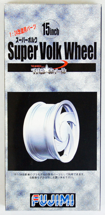 Fujimi TW01 Super Volk Wheel & Tire Set 15 inch 1/24 Scale Kit (4968728192697)