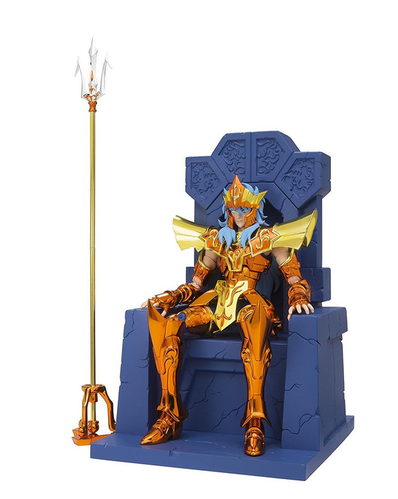 Bandai 238980 Saint Seiya Myth Cloth EX Sea Emperor Poseidon Imperial Throne Set Figure