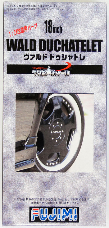 Fujimi TW47 Equip 3negative Wheel & Tire Set 14 inch 1/24 Scale (4968728193144)