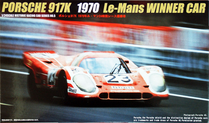 Fujimi HR5 Porsche 917K 1970 Le Mans Winner 1/24 Scale Kit (4968728121734)