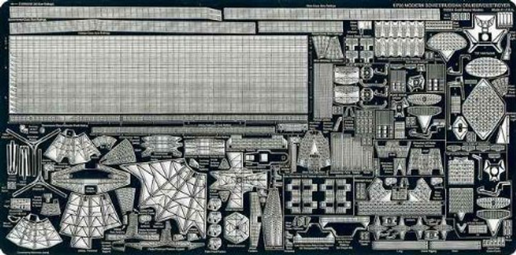 Pit-Road Skywave PE37 Photo-etched Parts for Russian Navy Cruiser / Destroyer 1/700 scale