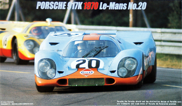 Fujimi HR15 Porsche 917K 1970 Le Mans No.20 1/24 Scale Kit (4968728123608)