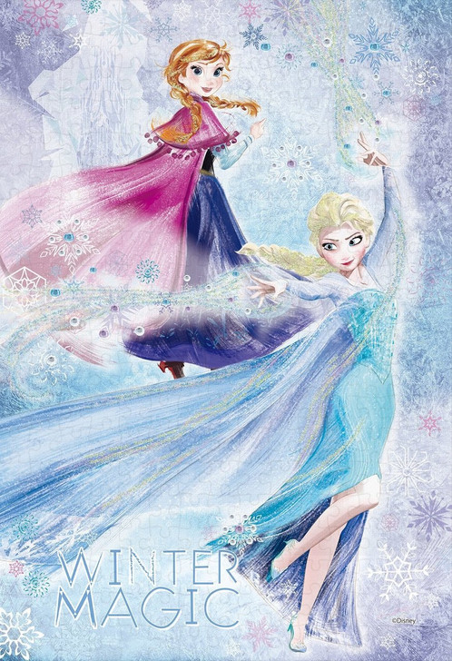 Epoch Jigsaw Puzzle Decoration 73-002 Disney Frozen Anna & Elsa Icy Blast (300 Pieces) (4977389730025)