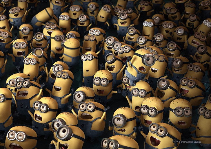 Epoch Jigsaw Puzzle 03-041 Despicable Me Minions Audience (108 Pieces) (4977389030415)