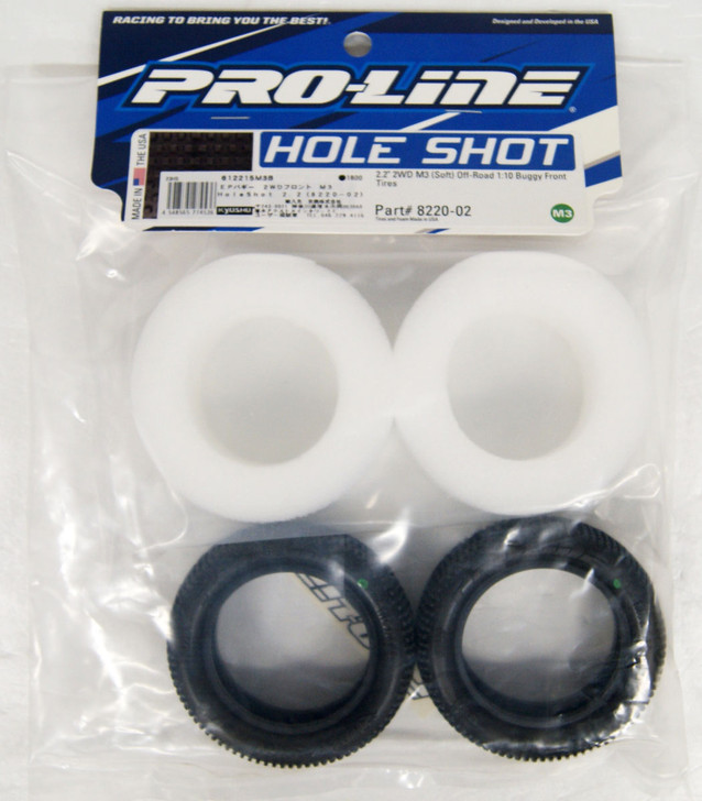 Kyosho 612215M3B Hole Shot 2.2' 2WD M4 Front Tires