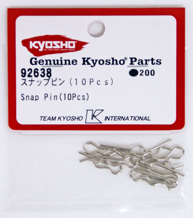 Kyosho  92638 Snap Pin(10Pcs)