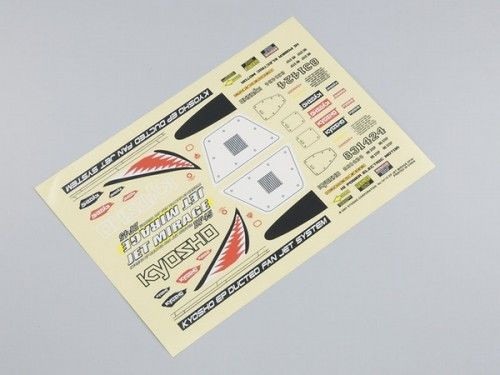 Kyosho 10115-03 Decal(Jet Mirage) (4548565080403)