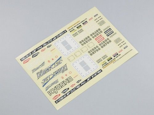 Kyosho 10117-03 Decal(Jet Vision) (4548565104499)