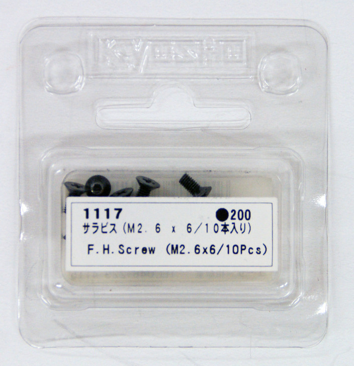 Kyosho 1117 F.H.Screw(M2.6x6/10Pcs)