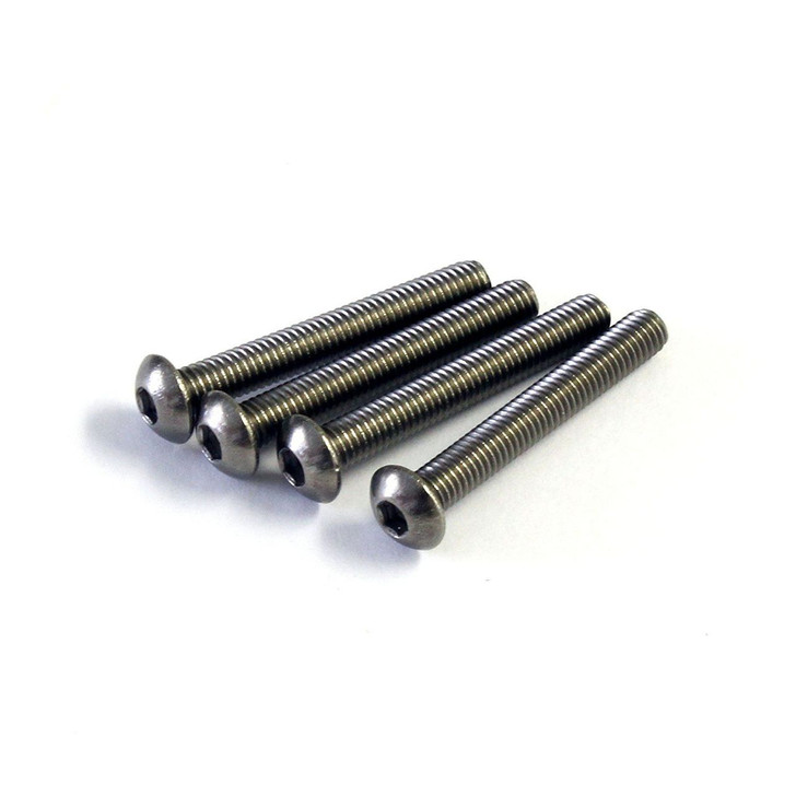 Kyosho 1-S13022HT Button Screw (Hex/Titanium/M3x22/4pcs)