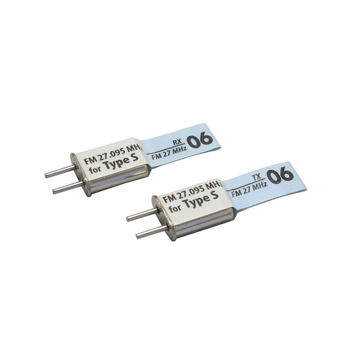 Kyosho 36210-S06 CRYSTAL SET FM27MHz-06BAND (FOR SANWA) (4955439778166)