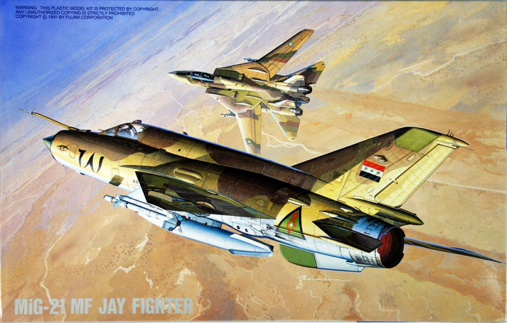 Fujimi H24 Mig 21 MF JAY FIGHTER 1/72 Scale Kit (4968728270241)