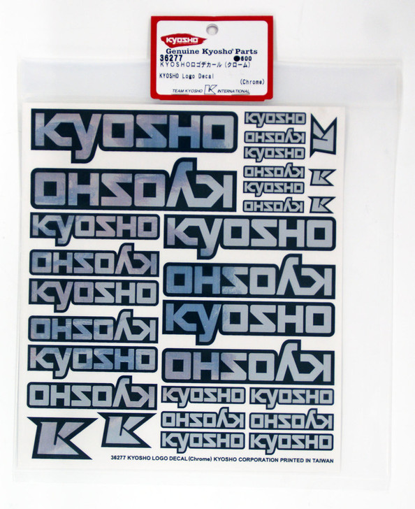 Kyosho 36277 KYOSHO Logo Decal (Chrome)