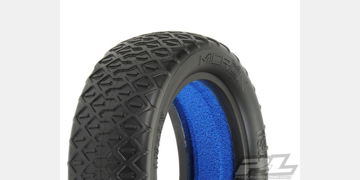 Kyosho 612210MC Micron 2.2"2WD MC(Clay)Buggy FrontTires (4548565296316)