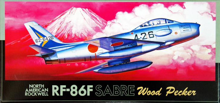Fujimi F20 JASDF RF-86F SABRE Wood Pecker 1/72 Scale Kit (4968728250205)