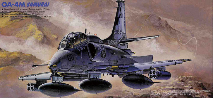 Fujimi F29 OA-4M Skyhawk SAMURAI 1/72 Scale Kit (4968728351025)