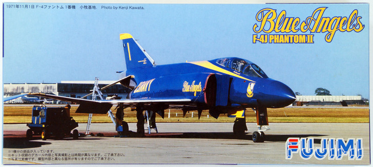 Fujimi F34 F-4J PHANTOM II Blue Angels 1/72 Scale Kit (4968728722146)