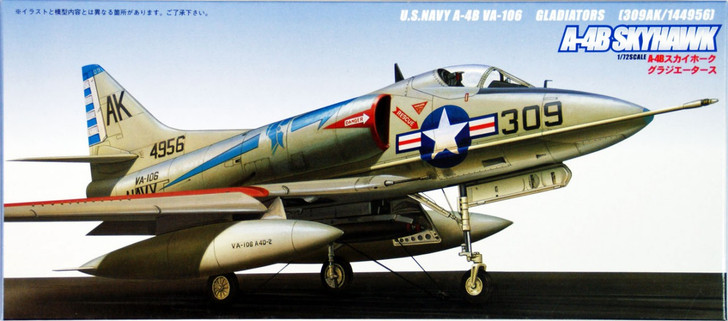 Fujimi F40 US Navy A-4B Skyhawk Gladiators 1/72 Scale Kit (4968728721354)