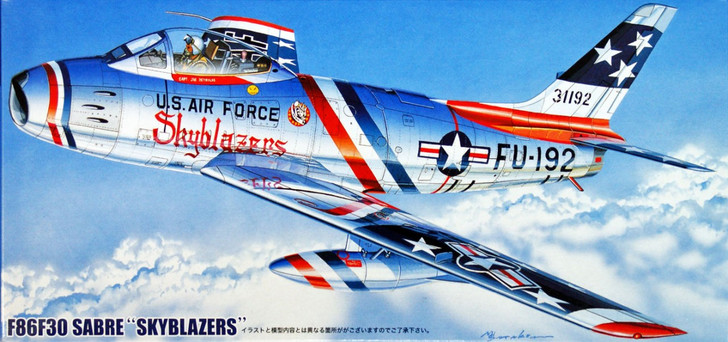 Fujimi F41 F86F30 SABRE SKYBLAZERS (F-86) 1/72 Scale Kit (4968728721415)