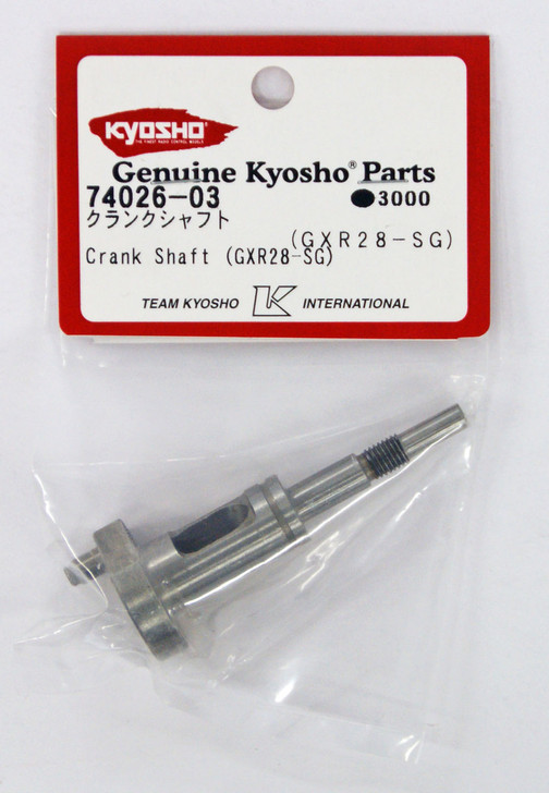 Kyosho 74026-03 Crankshaft (GXR28-SG) (4548565109326)
