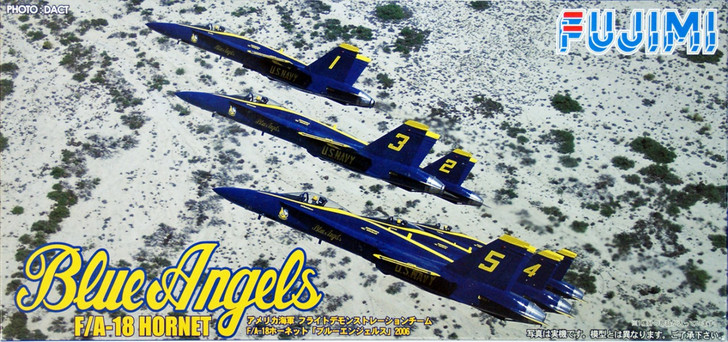 Fujimi F45 F/A-18 HORNET Blue Angels 1/72 Scale Kit (4968728722122)