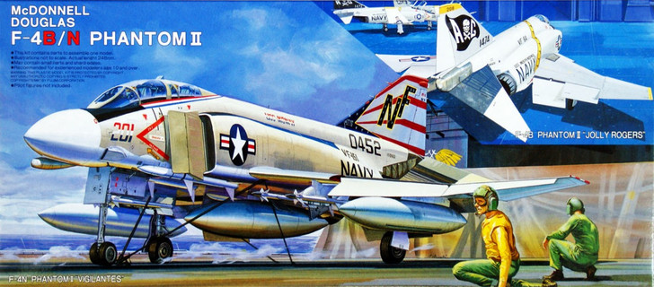 Fujimi K4 F-4B/N Phantom II US Navy 1/72 Scale Kit (4968728721040)