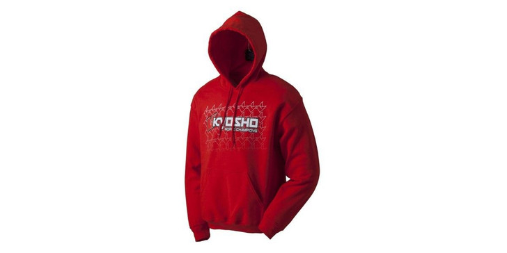 Kyosho 88004S Kfade 2.0 Sweat W/Hood Red Small (4548565267378)