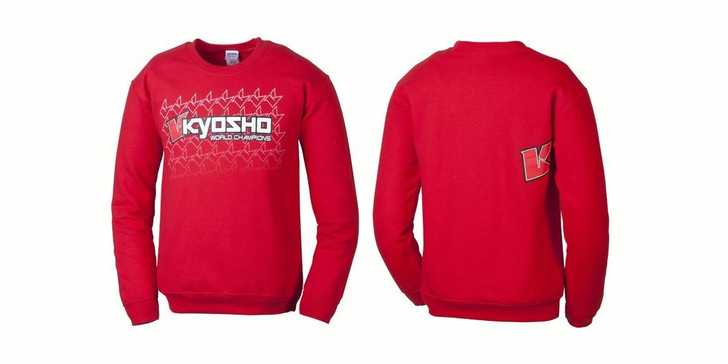 Kyosho 88007S Kfade 2.0 Sweat Non-hood Red Small (4548565320592)