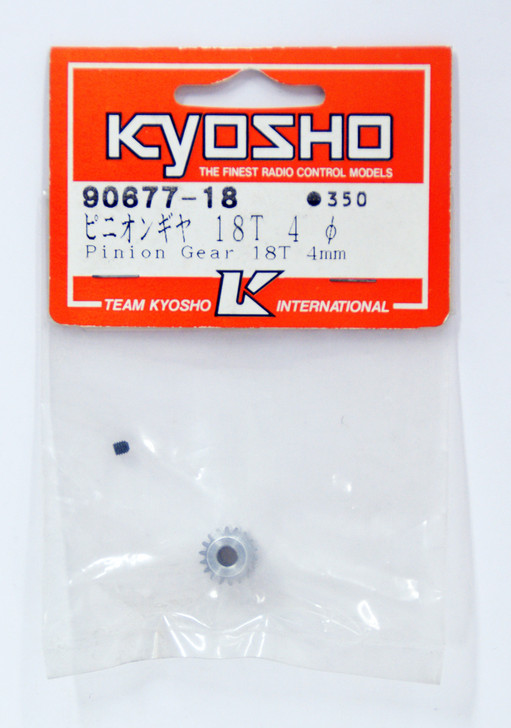 Kyosho 90677-18 Pinion Gear 18T 4mm (4955439690390)