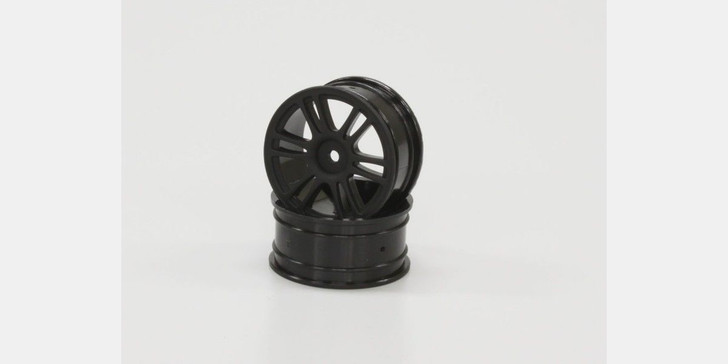 Kyosho 92015BK Wheel(12-Spoke/26mm/Black)2pcs