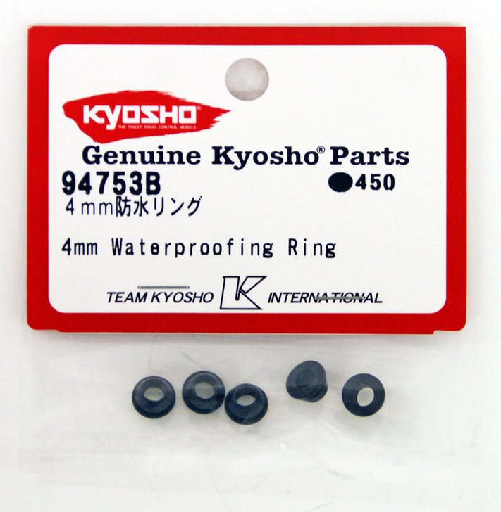 Kyosho 94753B 4mm WATERPROOFING RING (4548565279357)