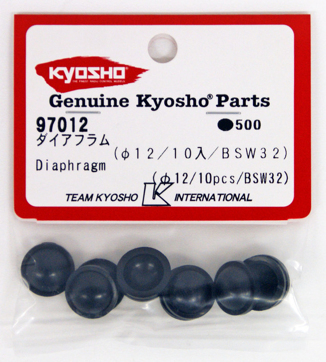 Kyosho 97012 Diaphragm(Dia. 12/10pcs/BSW32) (4548565113576)