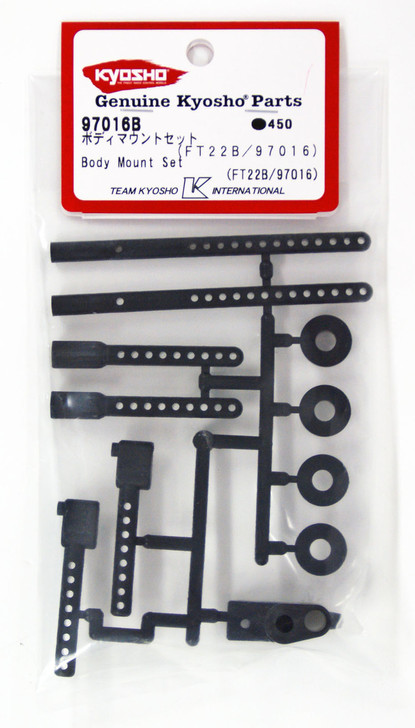 Kyosho 97016B Body Mount Set (FT22B/97016) (4548565124671)