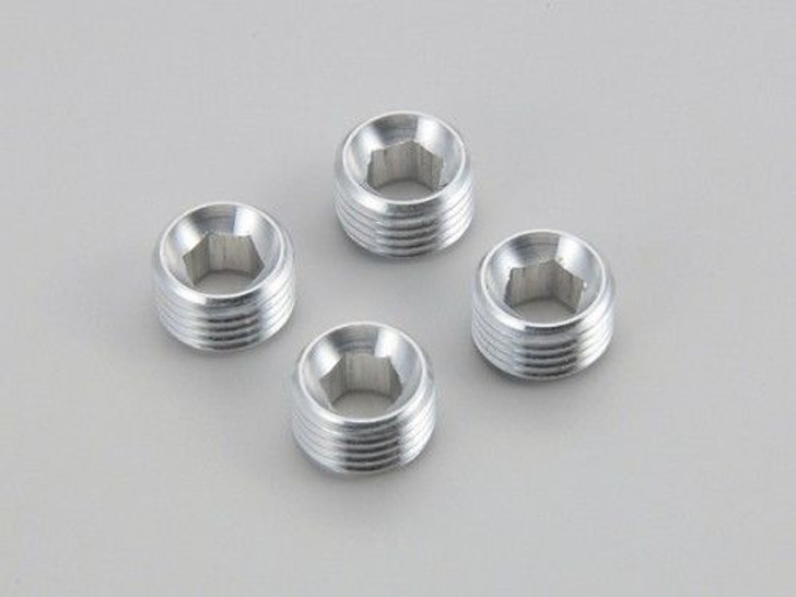 Kyosho 97033 10mm Screw Cap (H=6mm/Silver/4pcs)