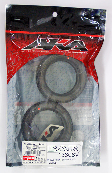 Kyosho AKA13308V 1:10 BUGGY REBAR 4WD FRONT (SUPER SOFT)(2) (4548565196272)
