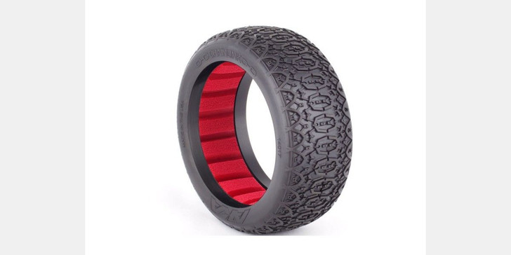 Kyosho AKA14017XR 1:8 BUGGY CHAINLINK(SOFT-LONG WEAR)W/RED (4548565287703)