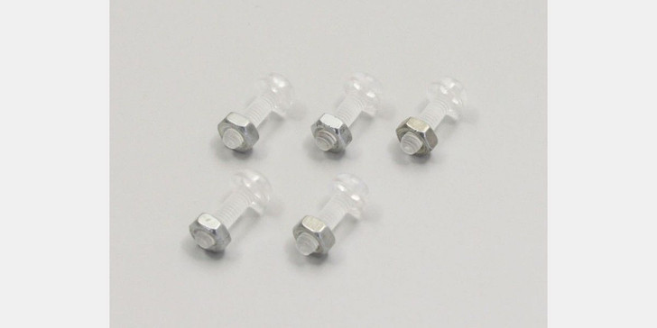 Kyosho B6543-07-1 Plastick Safety M3 Screw for rudder(5pcs) (4548565170869)