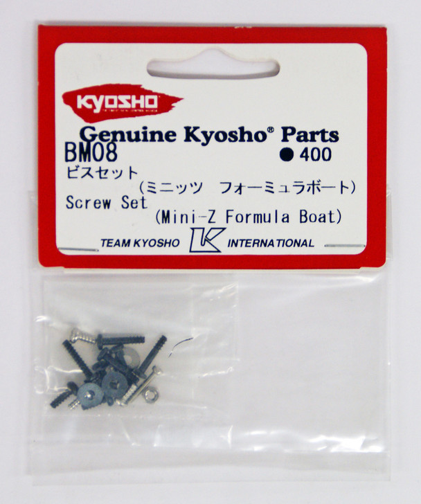 Kyosho BM08 Screw Set (Mini-Z Formula Boat) (4955439860304)