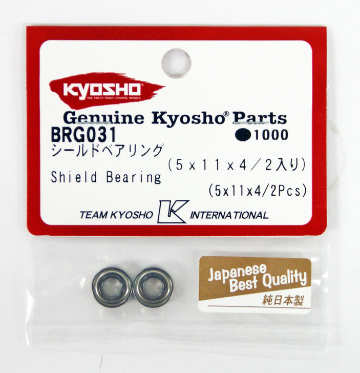 Kyosho BRG031 Shield Bearing (5x11x4/2Pcs) (4548565119394)